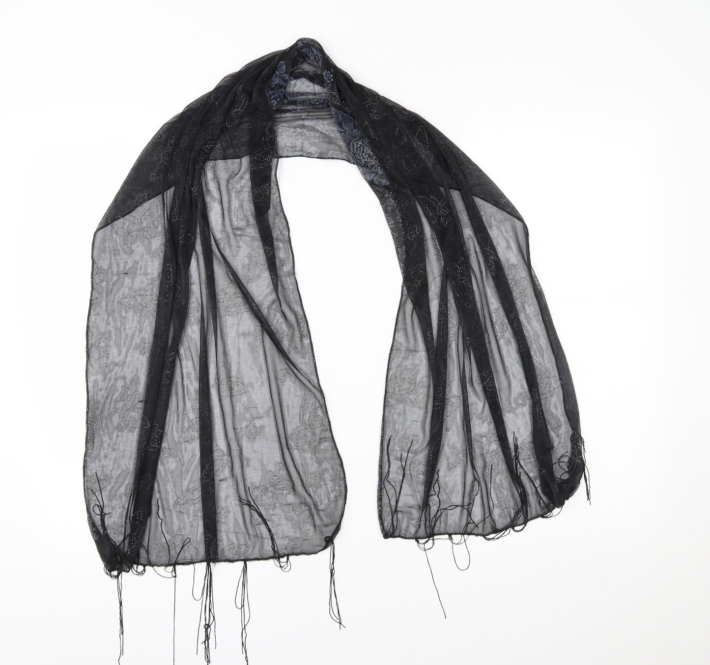 Preworn Womens Black Scarf