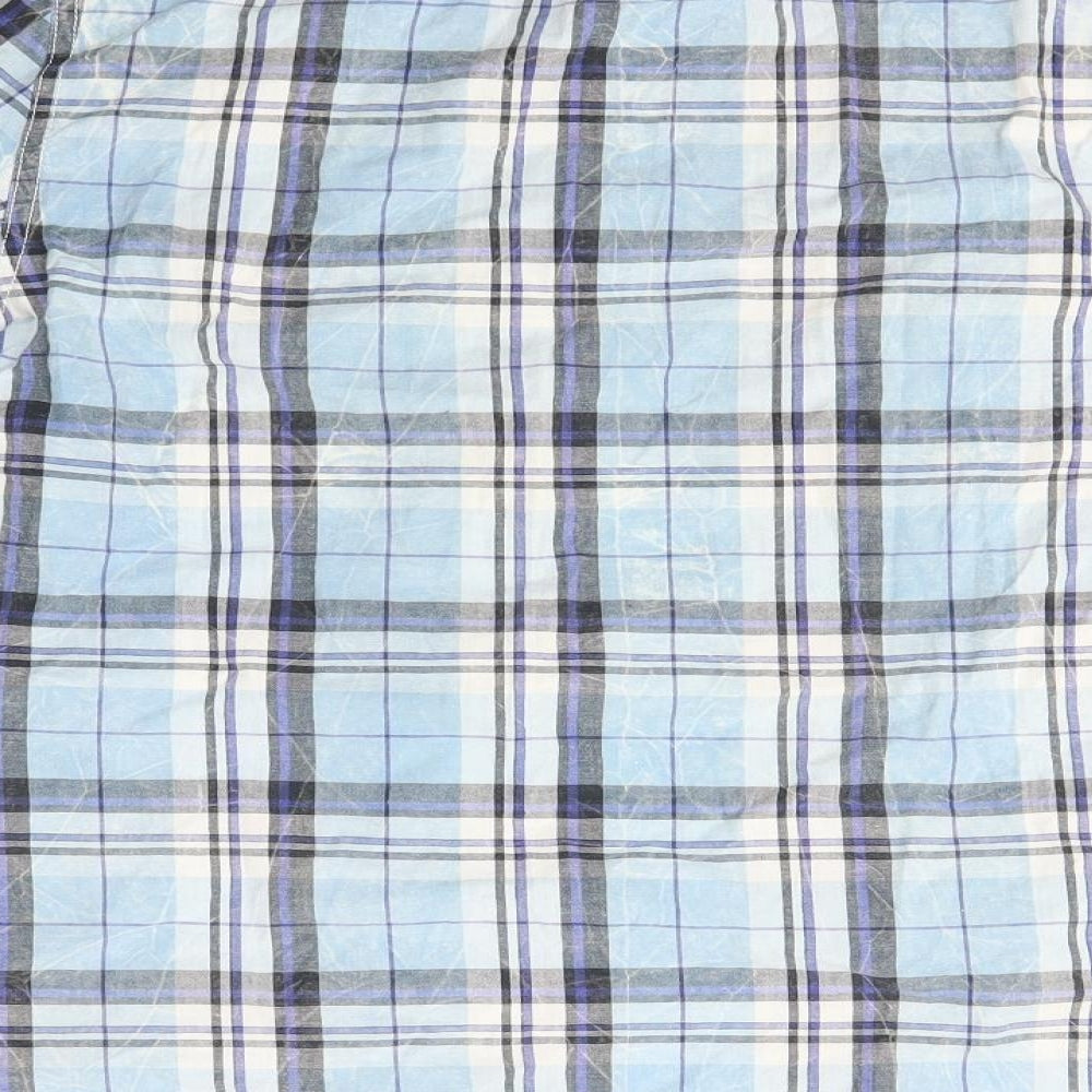 River Island Mens Multicoloured Check Button-Up Size S