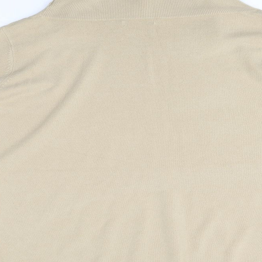 BM Womens Beige Pullover Jumper Size L