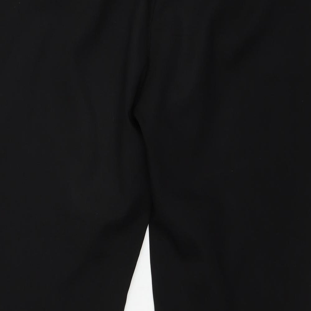 Papaya Womens Black Trousers Size 14 L30 in