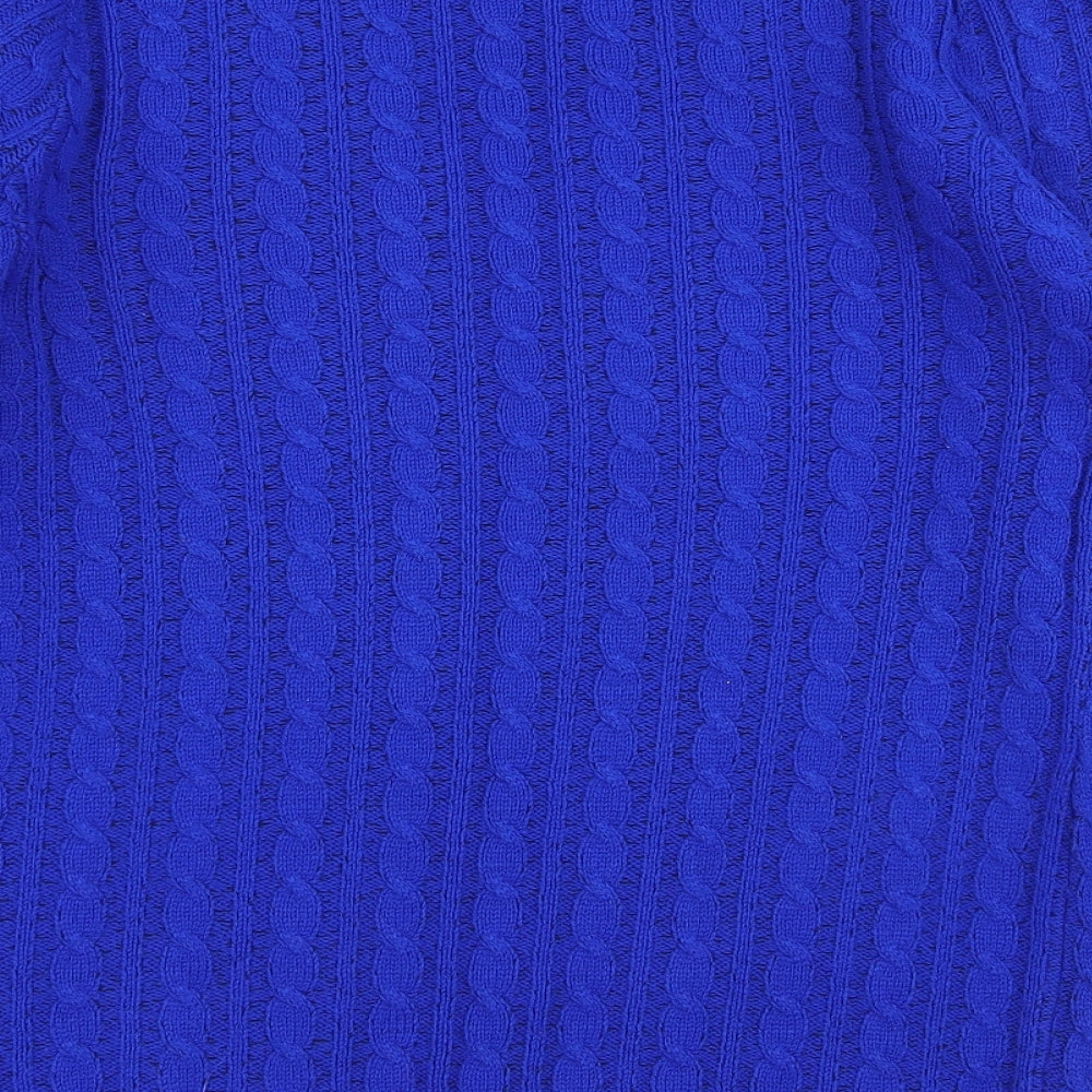Pulse Womens Blue Pullover Jumper Size M