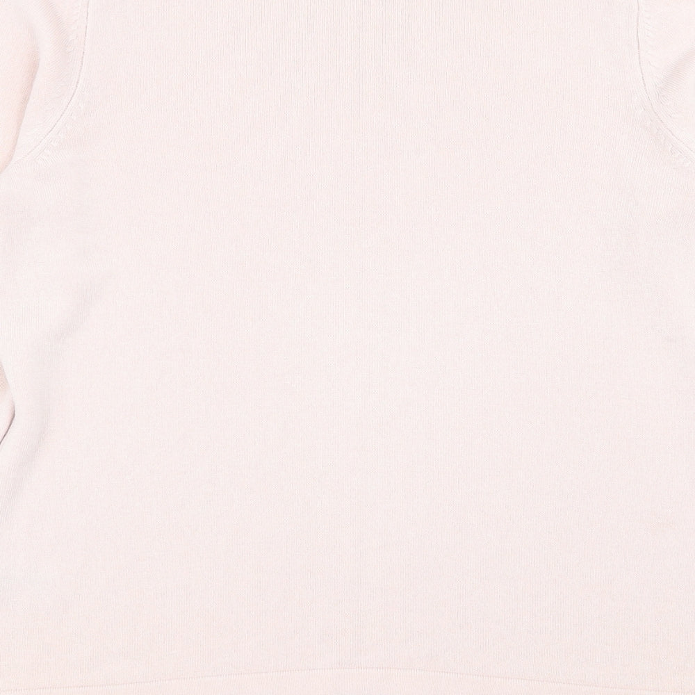 M&S Womens Pink Pullover Jumper Size 10