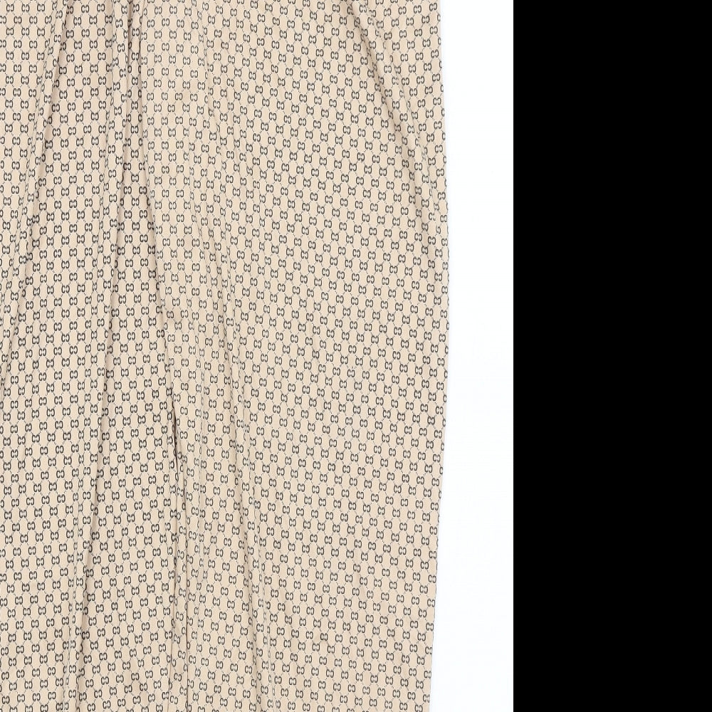 Le Tyna Womens Brown Trousers Size M L27 in