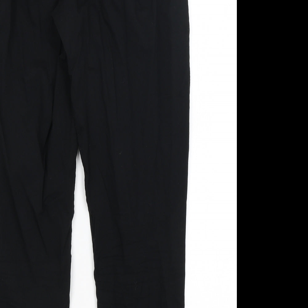 Tezenis Womens Black Cropped Trousers Size S L22.5 in