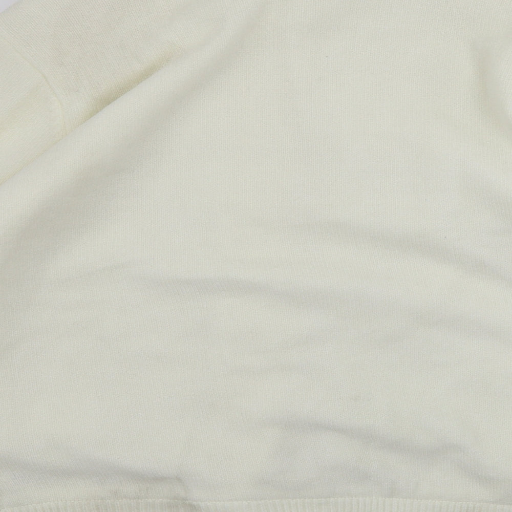 Reflect Womens Ivory Cardigan Jumper Size XL
