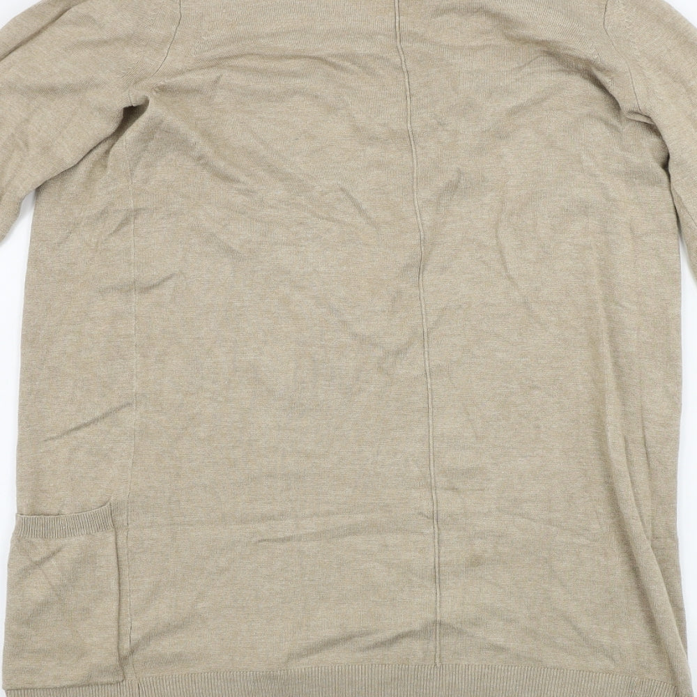 Marks and Spencer Womens Beige Cardigan Jumper Size XS