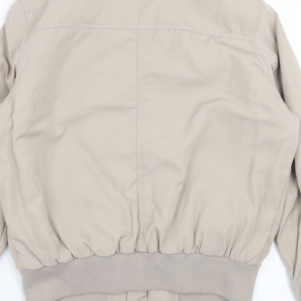 Primark Womens Beige Bomber Jacket Jacket Size 8