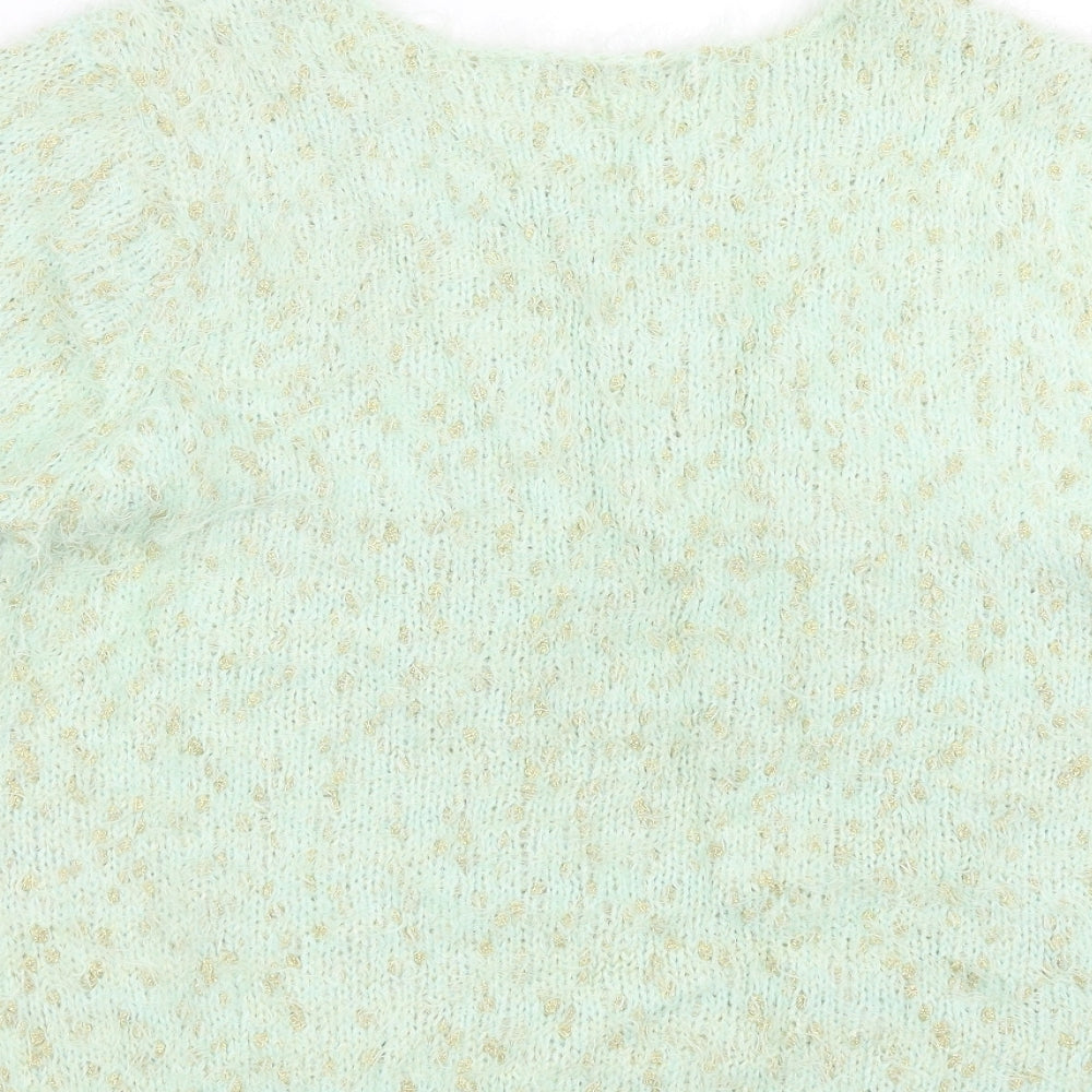 Primark Womens Green Knit Pullover Jumper Size 16