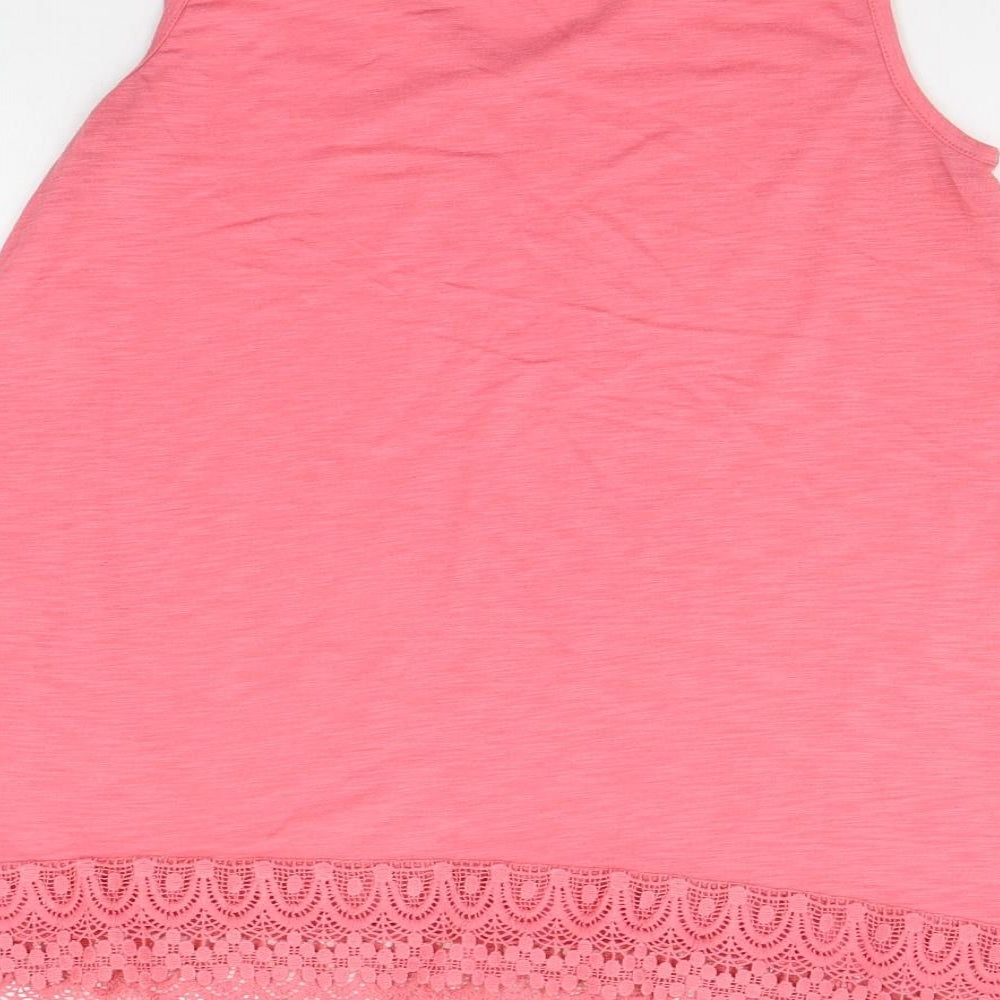 George Womens Pink Basic Tank Size 12