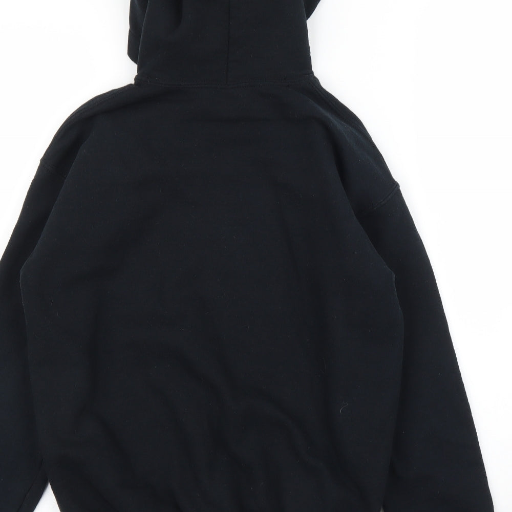 Gildan Boys Black Pullover Hoodie Size L