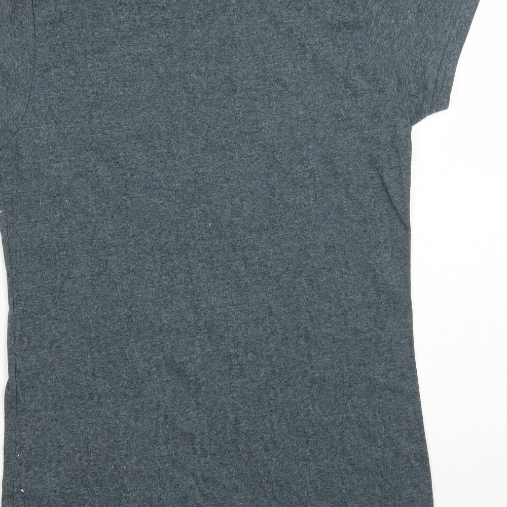 Gildan Womens Blue Basic T-Shirt Size S