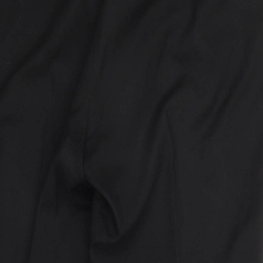 NEXT Womens Black Trousers Size 16 L24 in