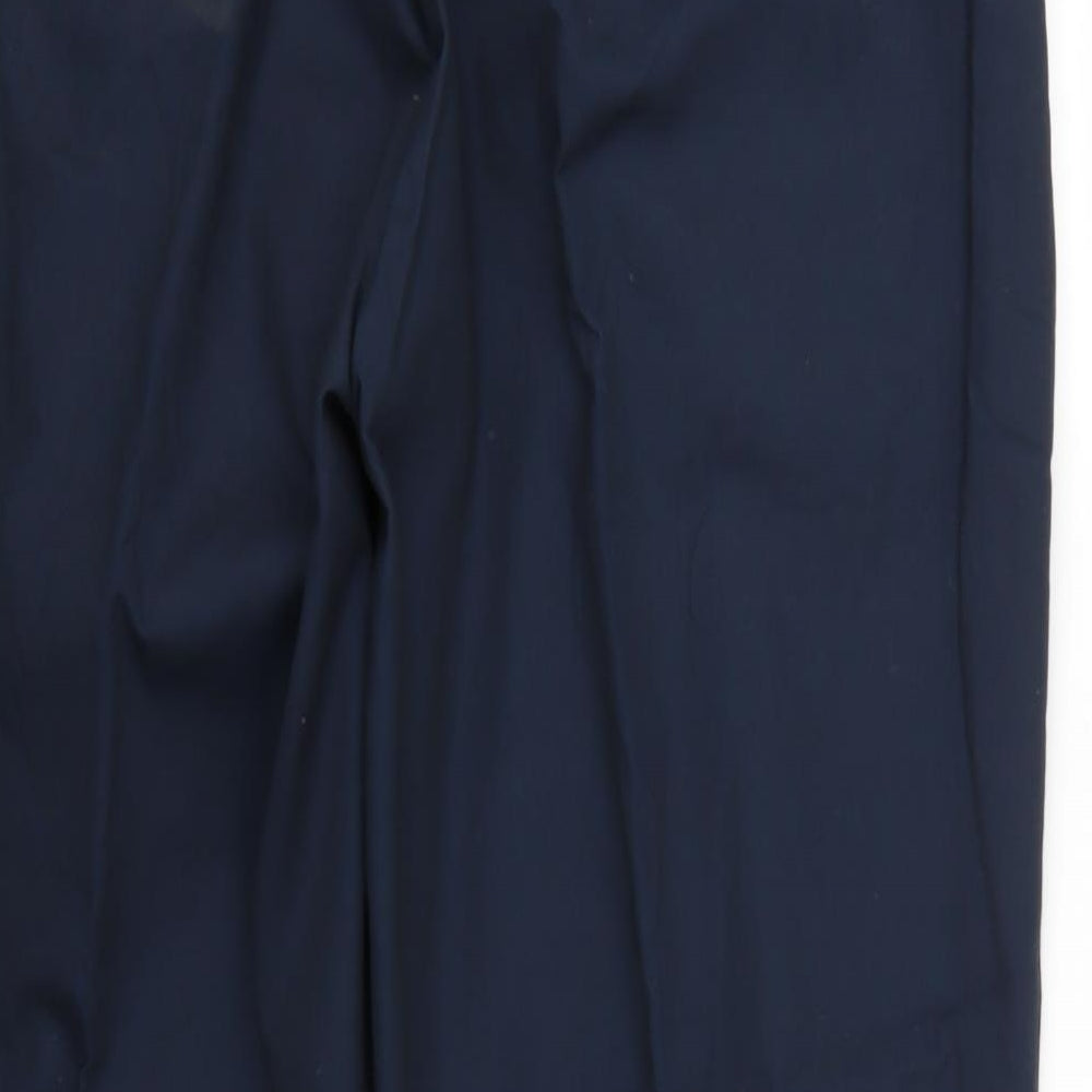 Clifford James Mens Blue Trousers Size 36 L26 in