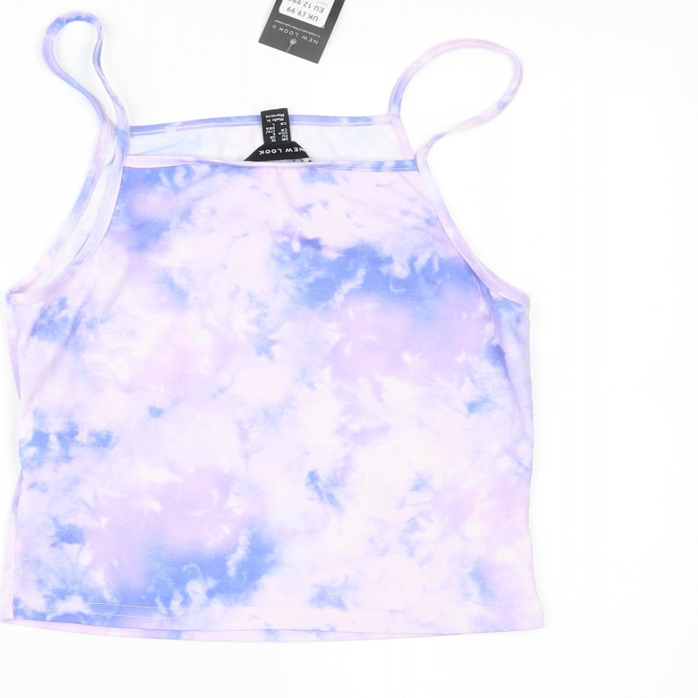 New Look Womens Purple Camisole Tank Size 10