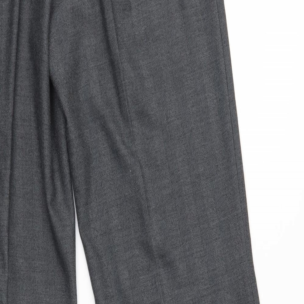 NEXT Womens Grey Bloomer Trousers Size 12 L32 in