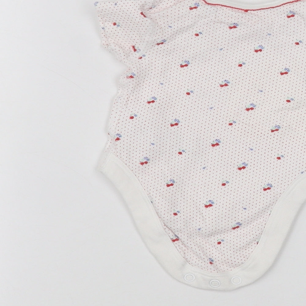 Junior j Baby White Babygrow One-Piece Size 0-3 Months