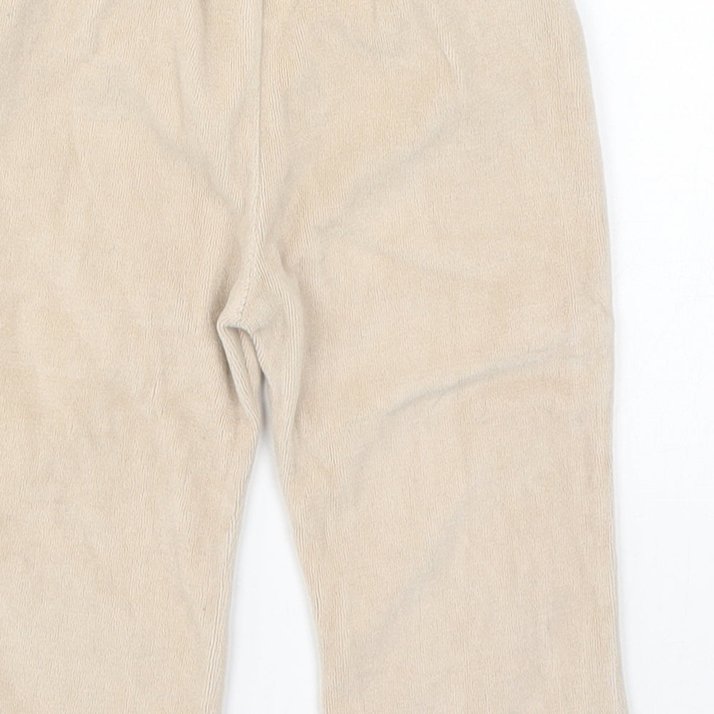 Cherokee Girls Beige Sweatpants Trousers Size 9-12 Months