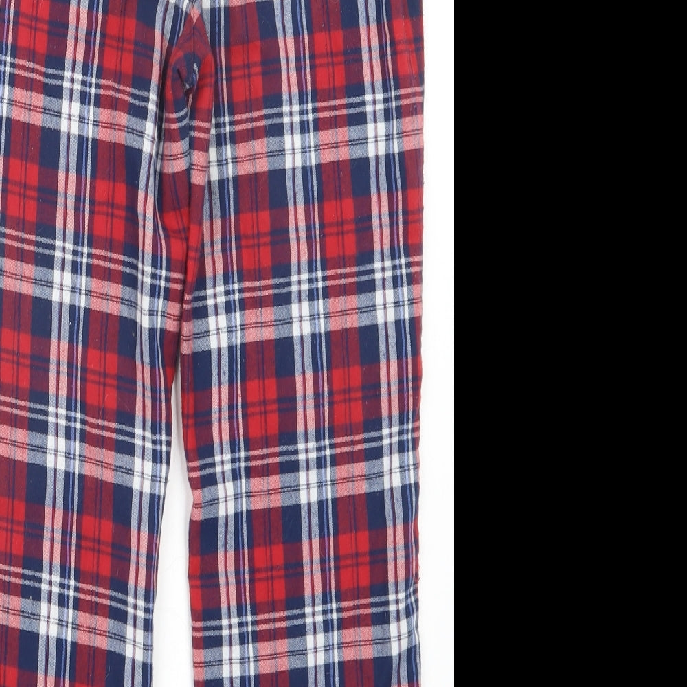 Gap Girls Red Check Capri Pyjama Pants Size 8 Years