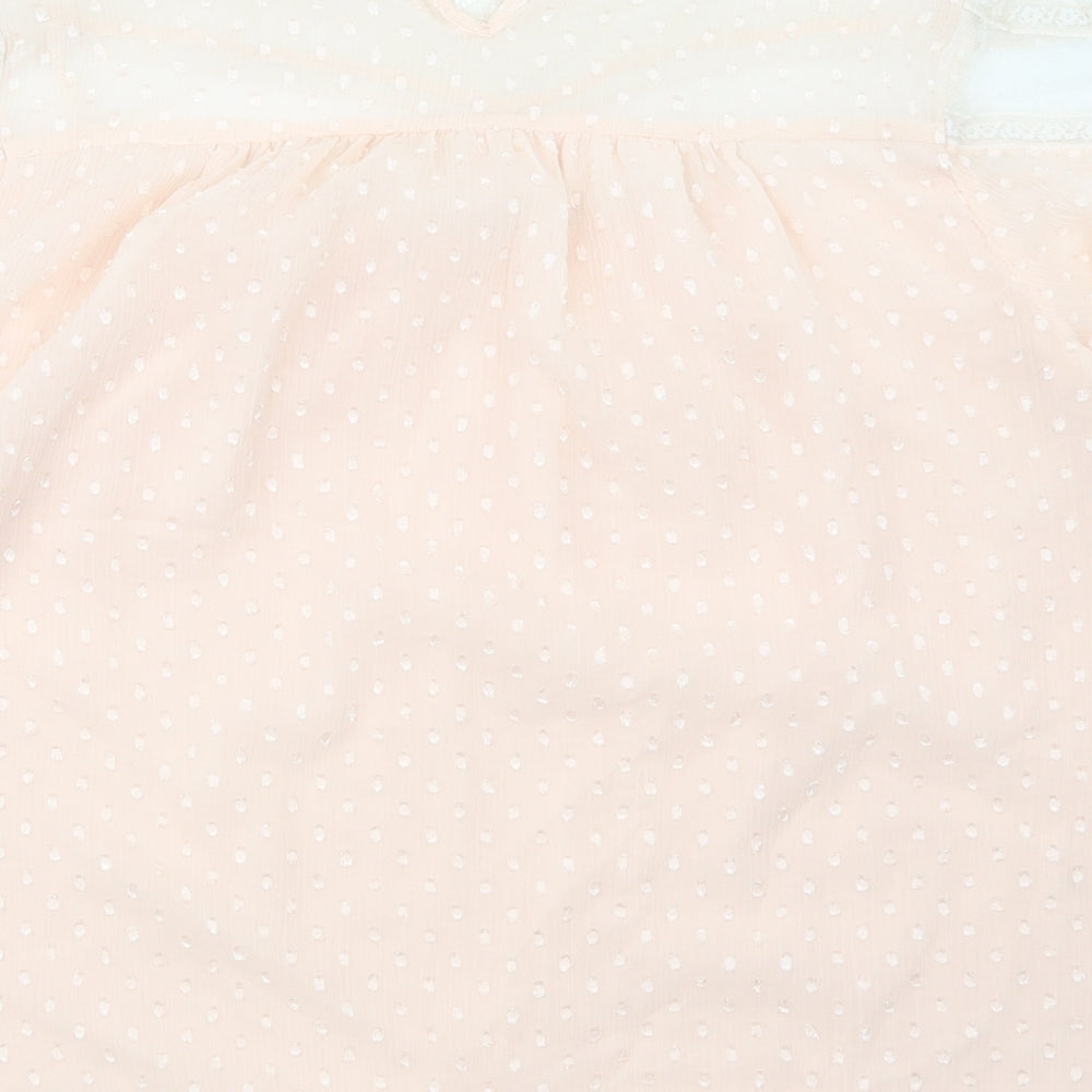 New Look Maternity Womens Pink Basic Blouse Size 14