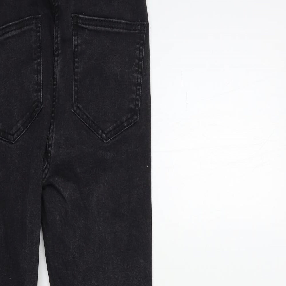 NEXT Womens Black Denim Skinny Jeans Size 8 L28 in