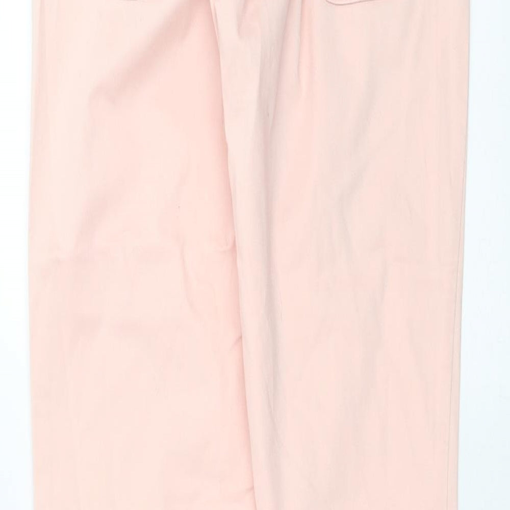 H&M Womens Pink Denim Skinny Jeans Size 8 L30 in