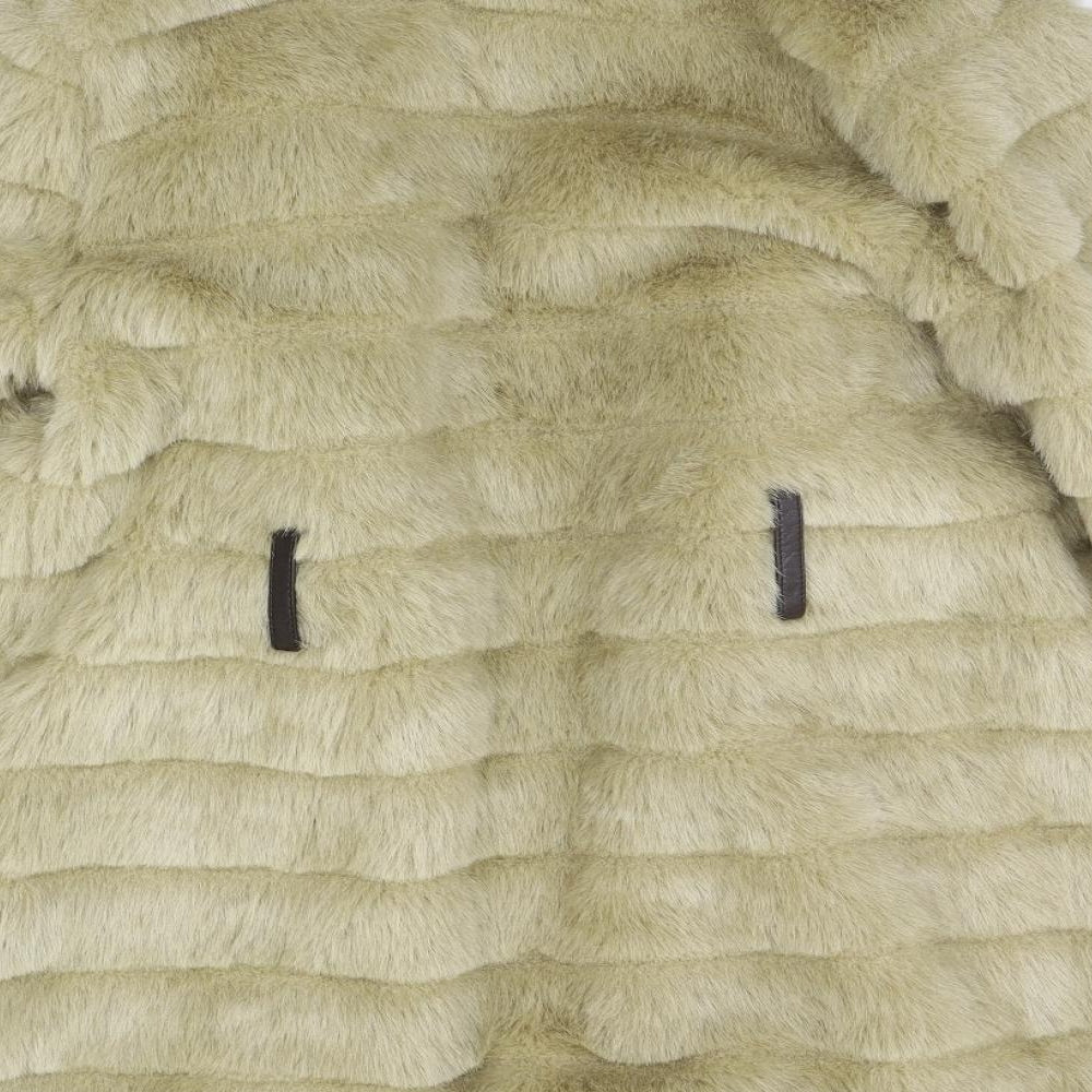 Be Beau Womens Beige Jacket Coat Size 12