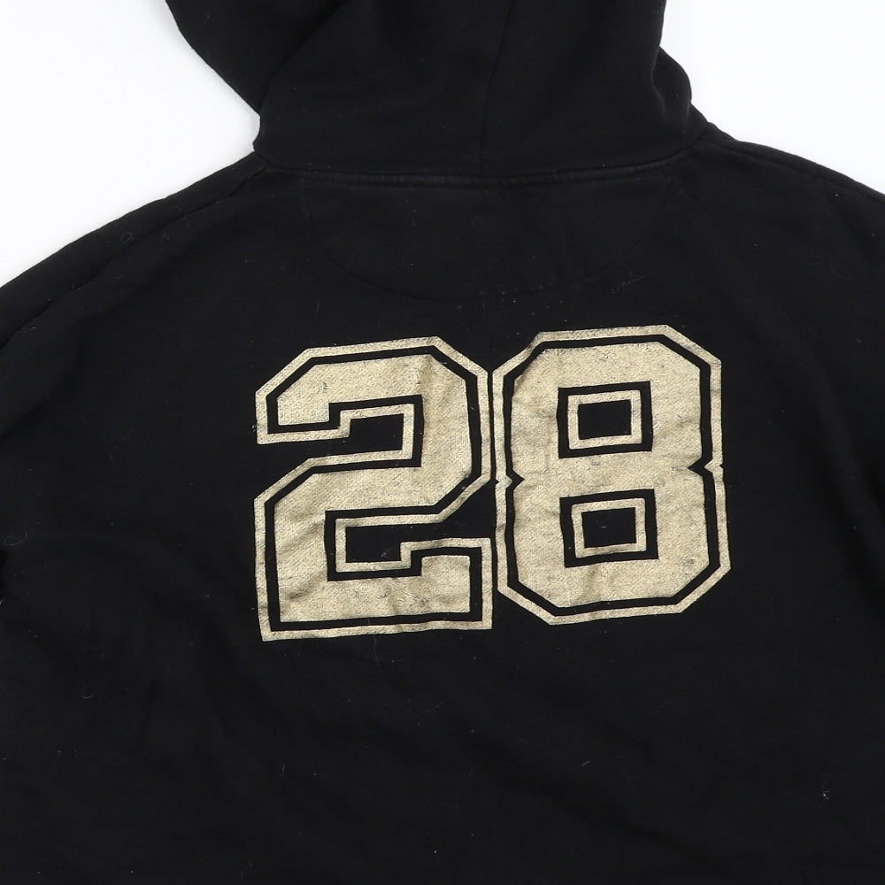 Disney Girls Black Pullover Hoodie Size 12 Years - mickey mouse