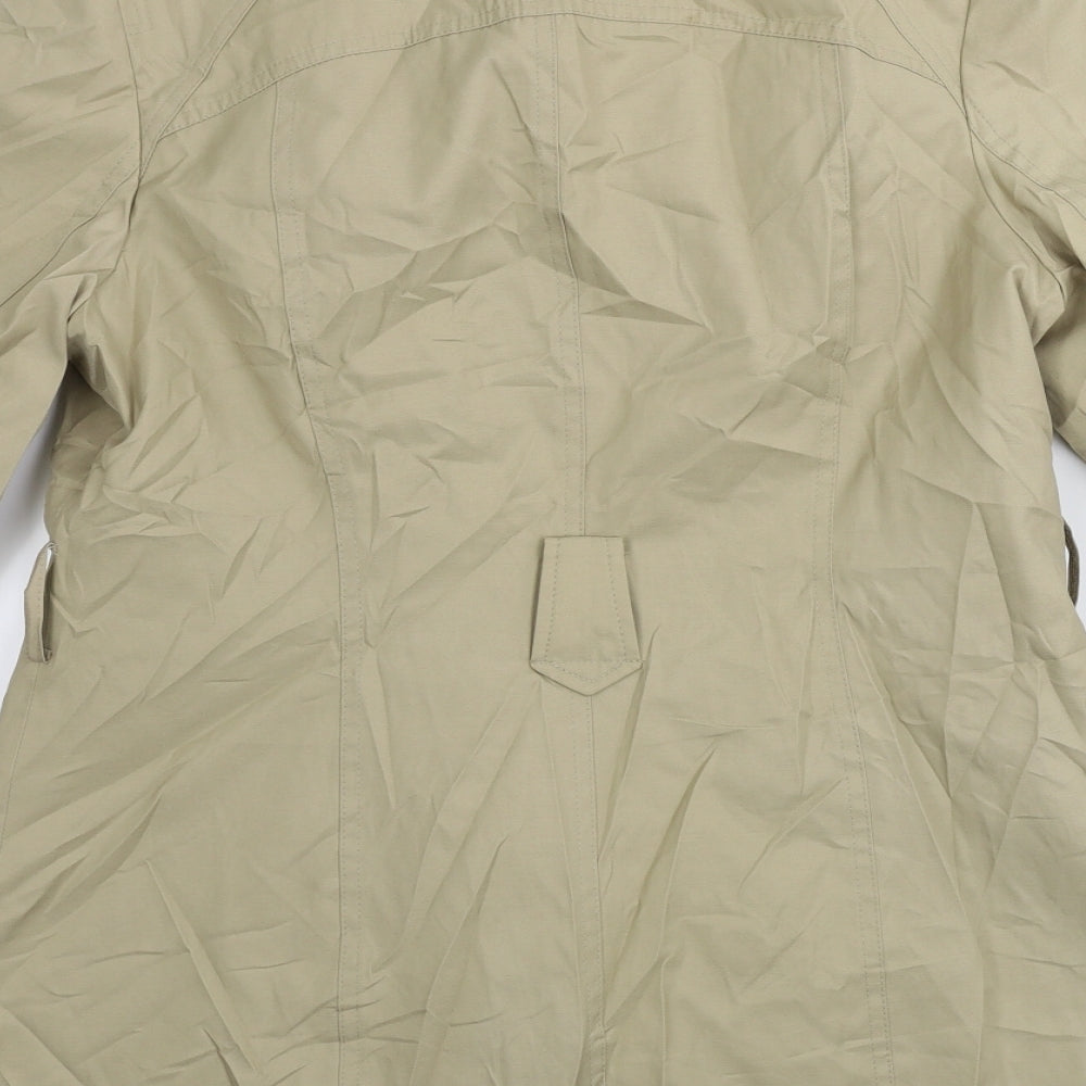 Debenhams Womens Beige Jacket Coat Size 12