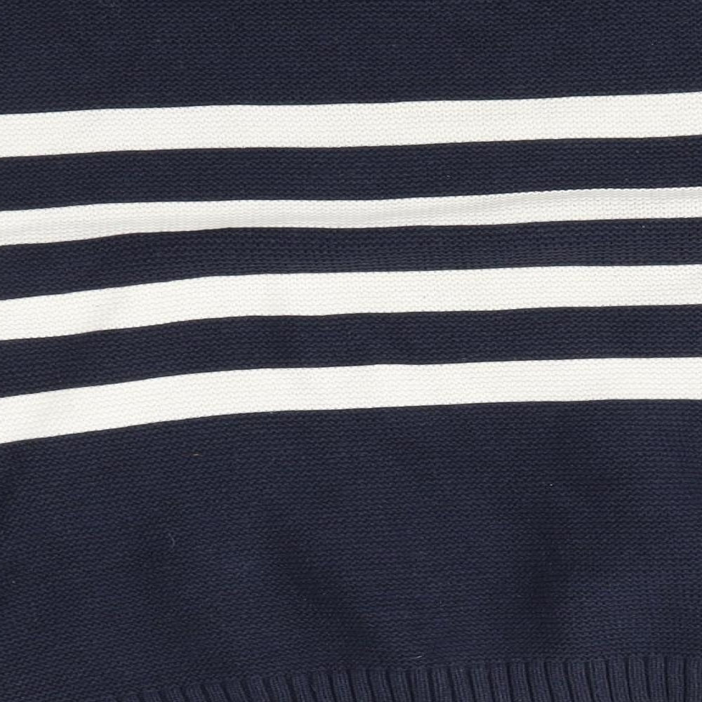NEXT Womens Blue Striped Pullover Jumper Size 12