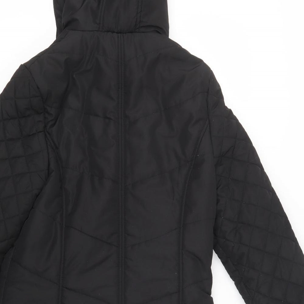 M&Co Womens Black Jacket Size 10