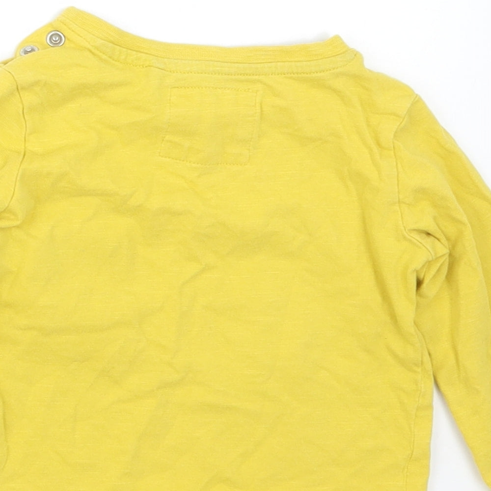 TU Boys Yellow Basic T-Shirt Size 9-12 Months
