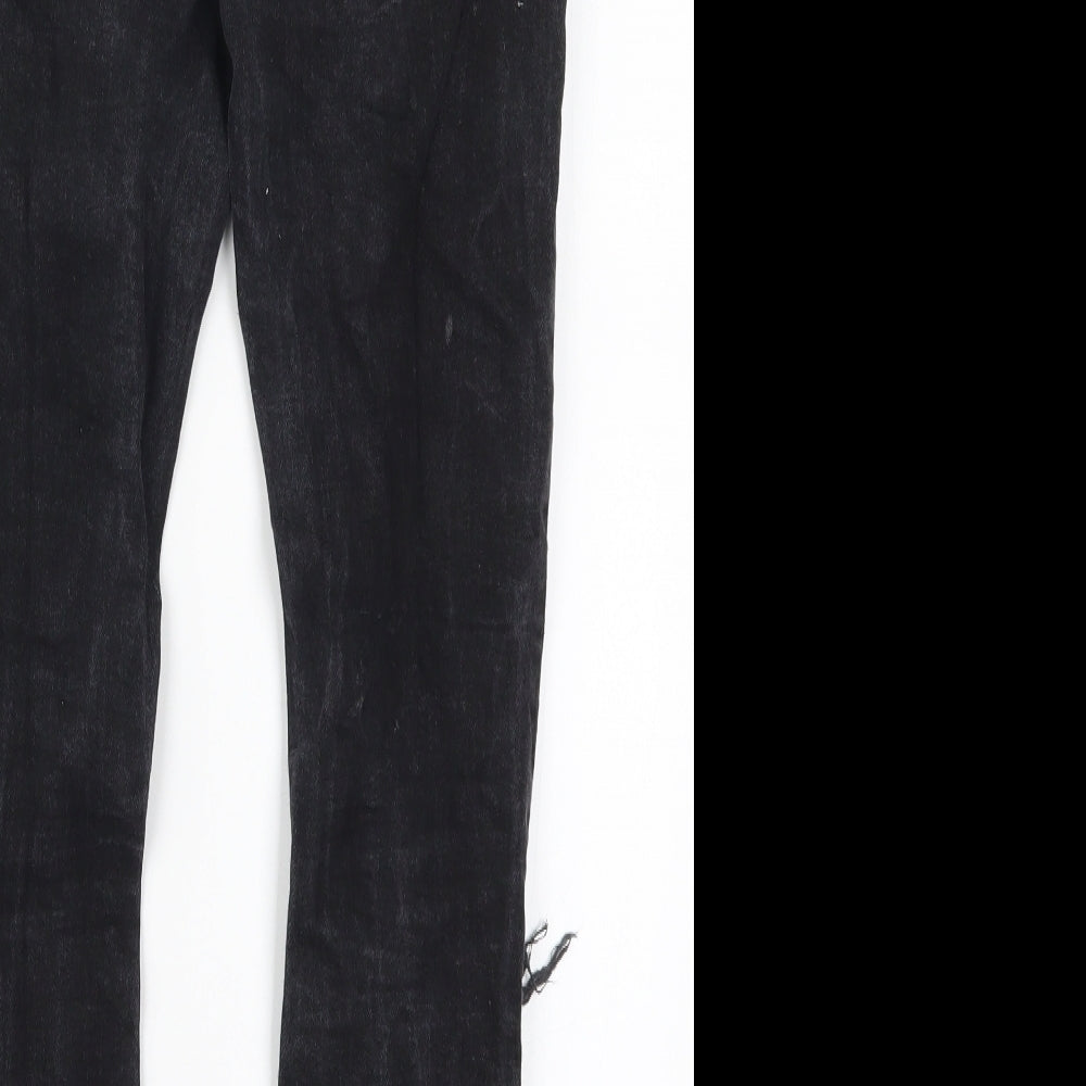 Denim Co Womens Black Denim Skinny Jeans Size 12 L26 in