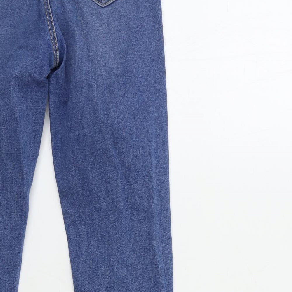 Topshop Womens Blue Denim Skinny Jeans Size 26 in L32 in
