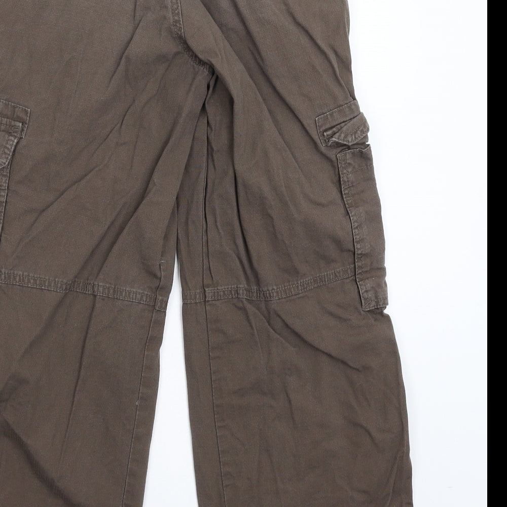 Matalan Boys Grey Cargo Trousers Size 9 Years