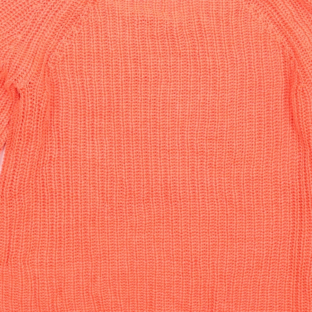 Blue Zoo Girls Pink Knit Pullover Jumper Size 9-10 Years