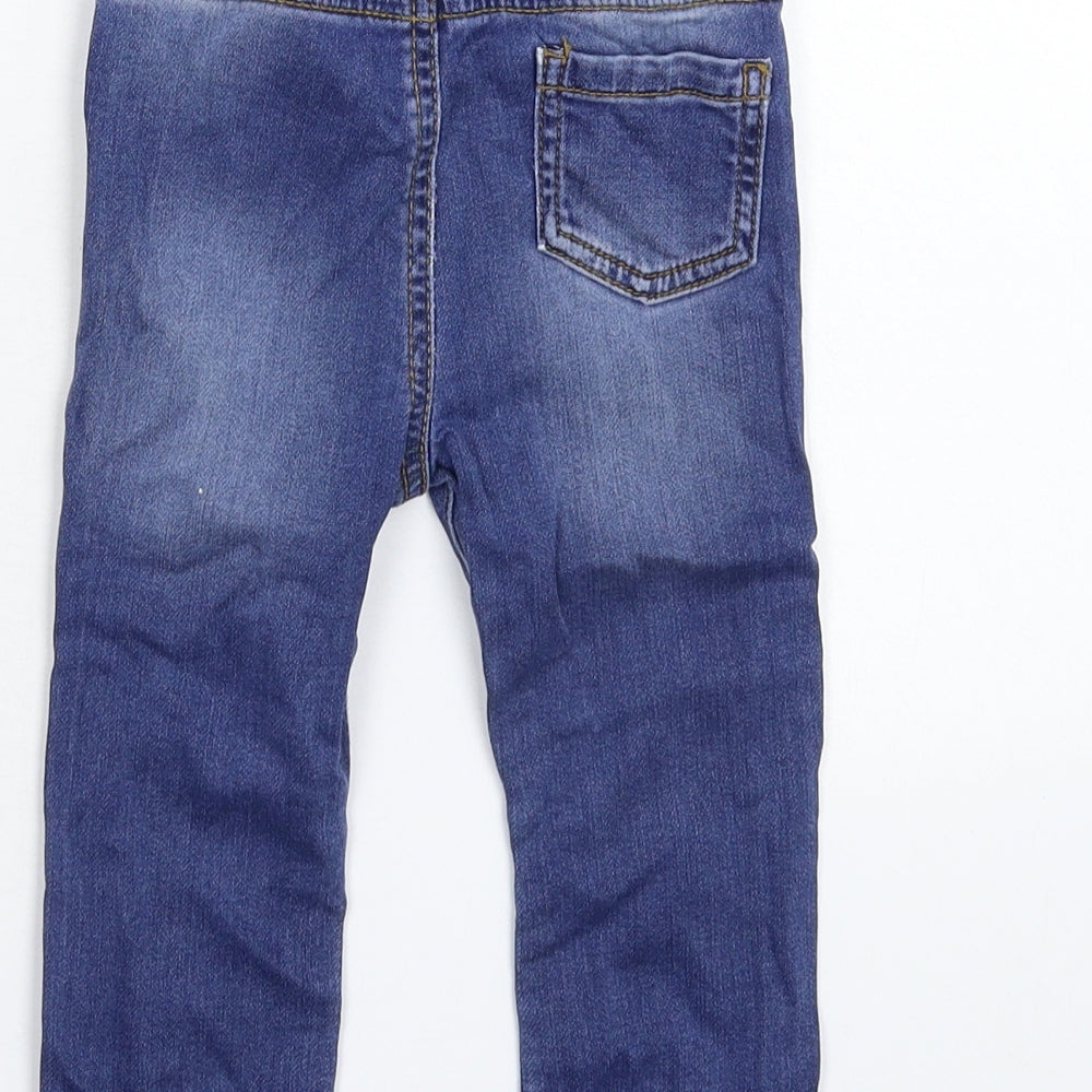 Nutmeg Baby Blue Denim Capri Jeans Size 12-18 Months