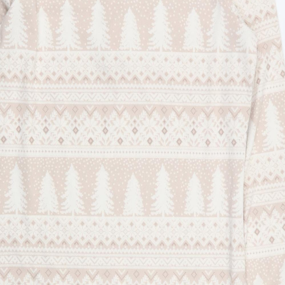 Primark Womens Beige Geometric Top Dress Size S