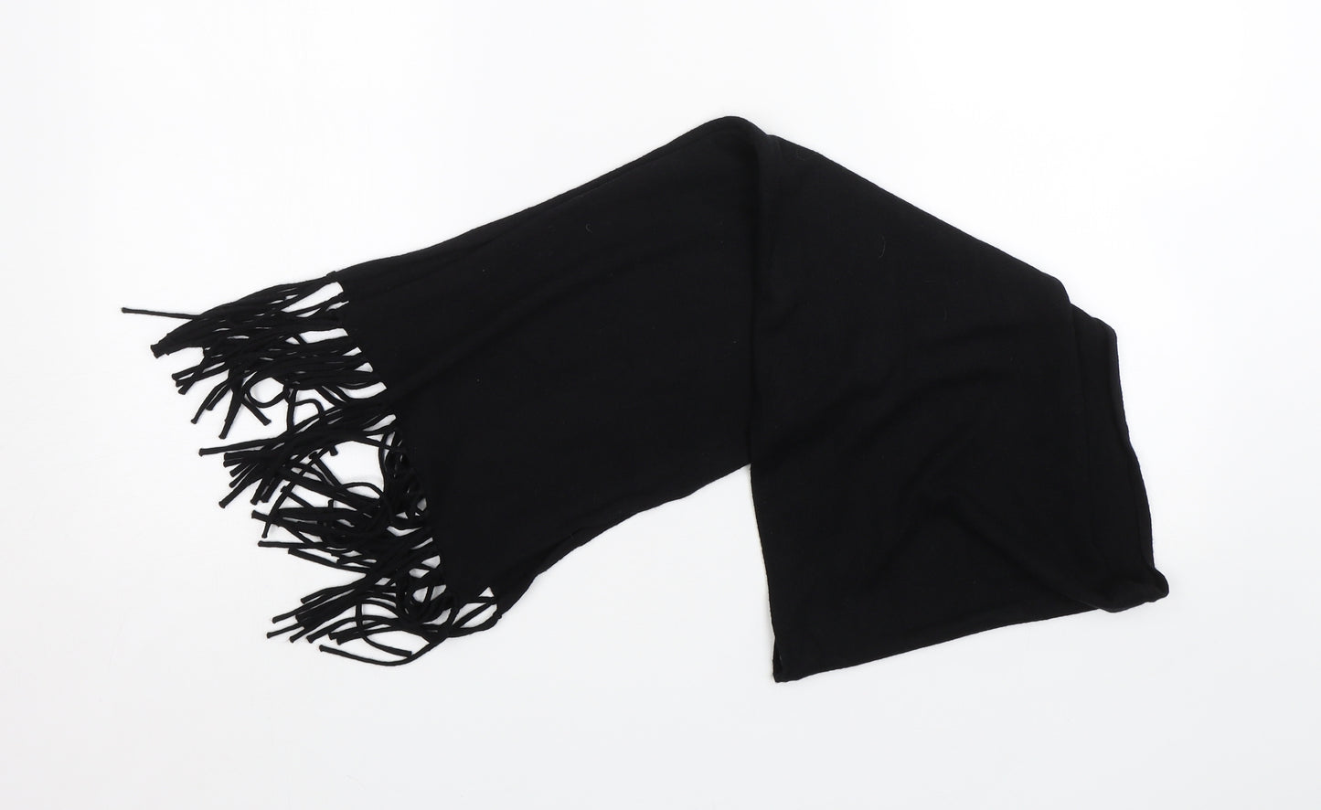 Preworn Unisex Black Scarf