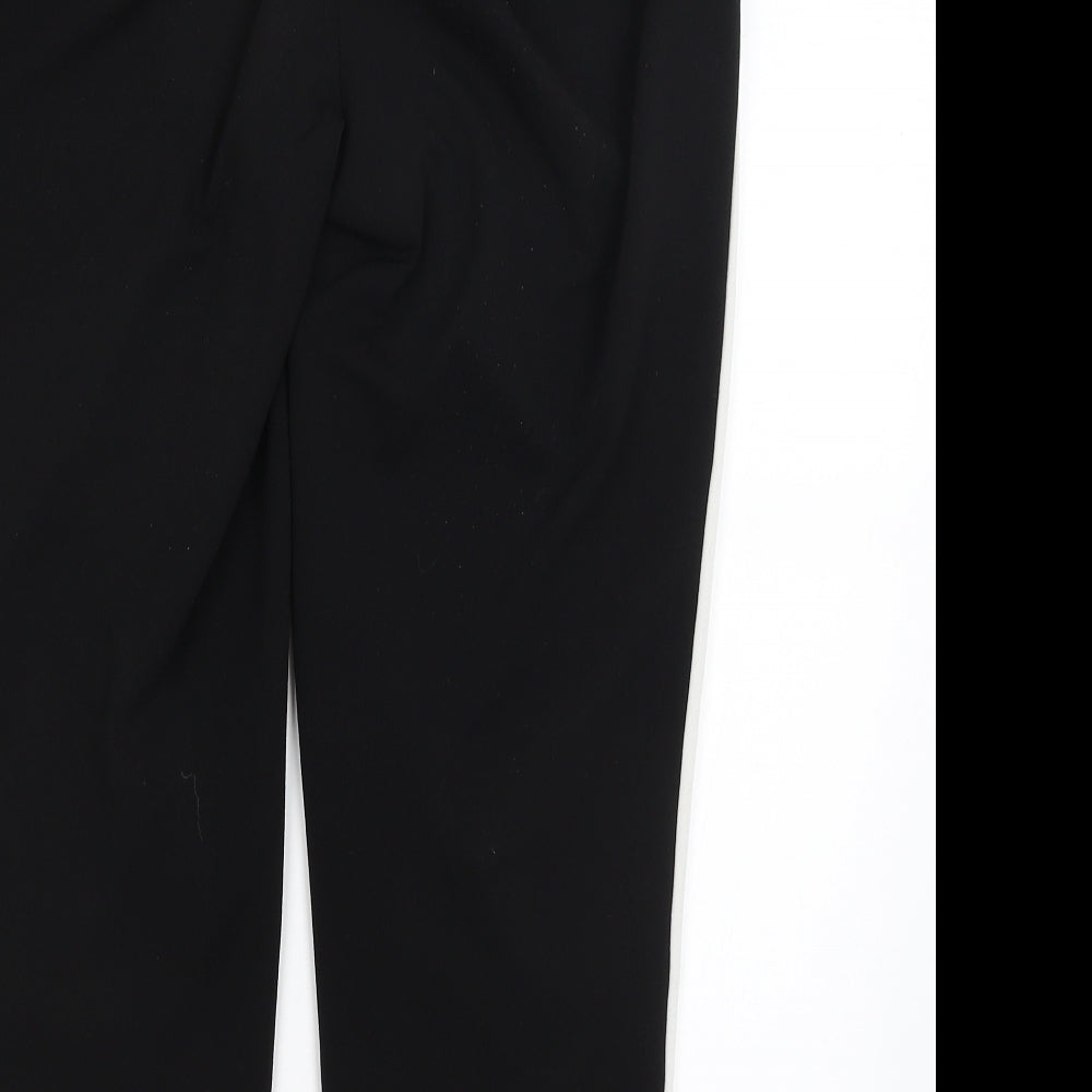 Boom Boom Jeans Womens Black Trousers Size L L24 in