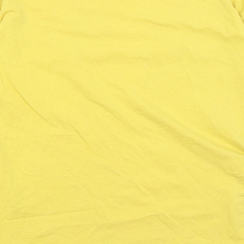 Disney Womens Yellow Basic T-Shirt Size 2XS - Winnie the Pooh