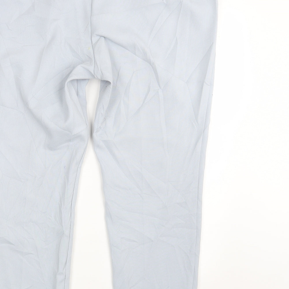 Marks and Spencer Womens Blue Trousers Size 18 L25 in