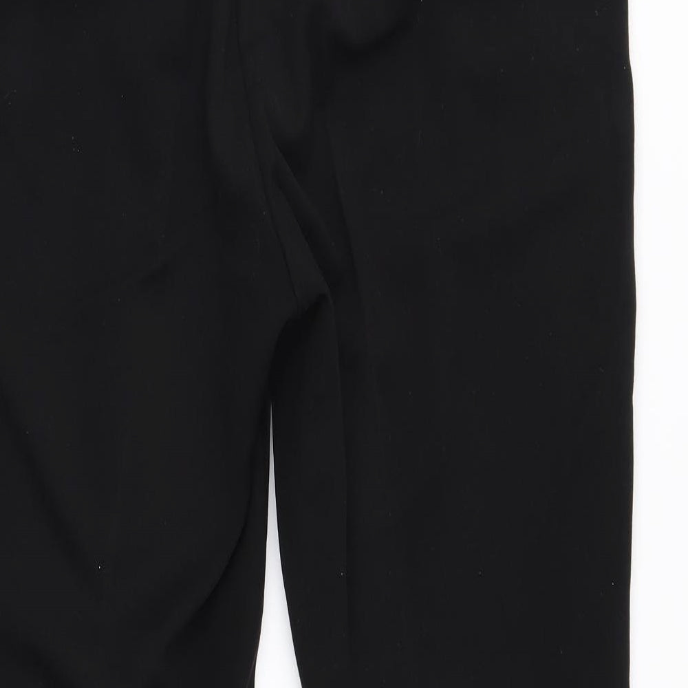 M&S Womens Black Trousers Size 12 L26 in