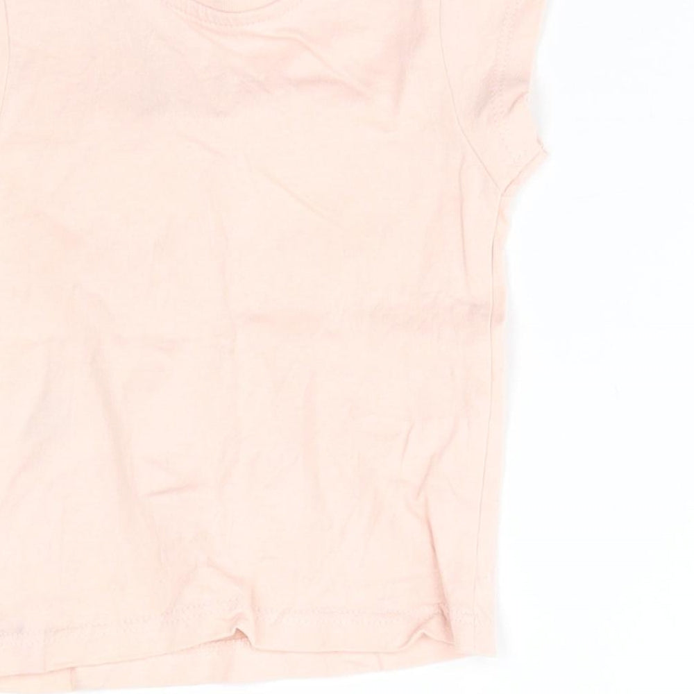 Primark Girls Pink Basic T-Shirt Size 0-3 Months