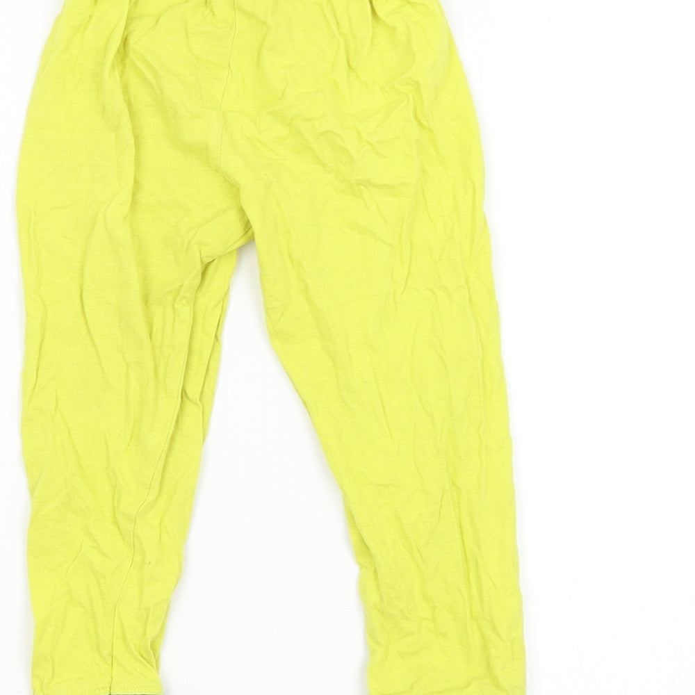 Ultimate Kids Boys Yellow Colourblock Pyjama Pants Size 3-4 Years