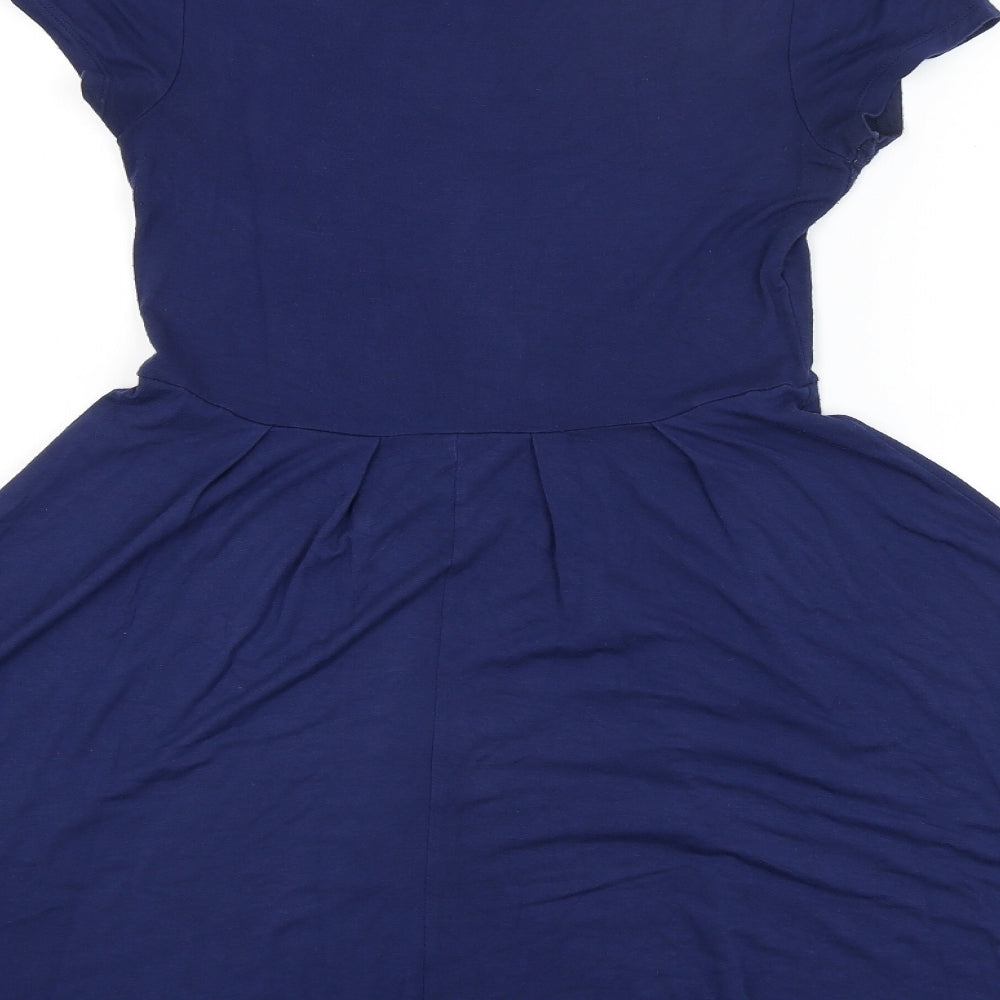 ASOS Womens Blue A-Line Size 10