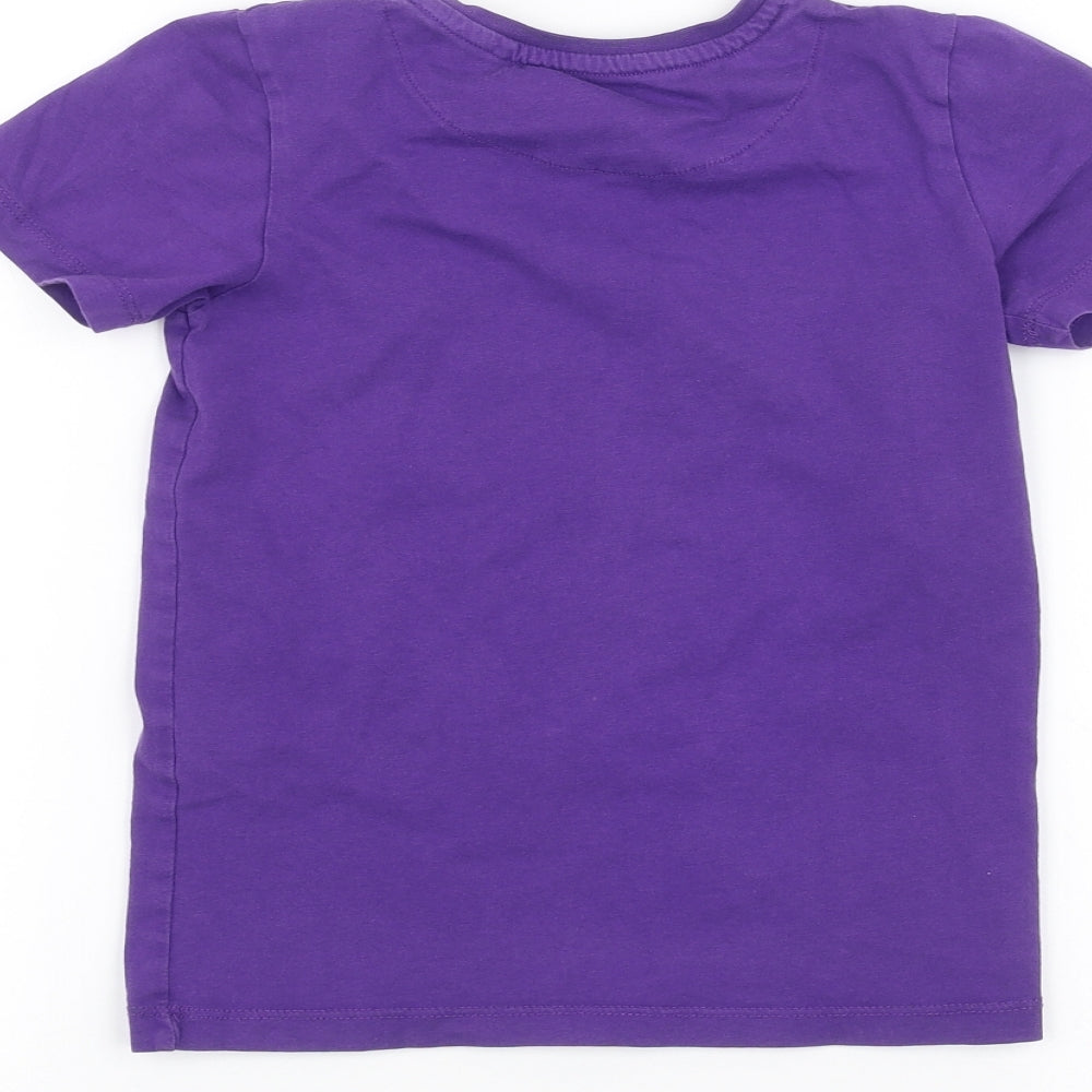 TU Girls Purple Basic T-Shirt Size 5 Years