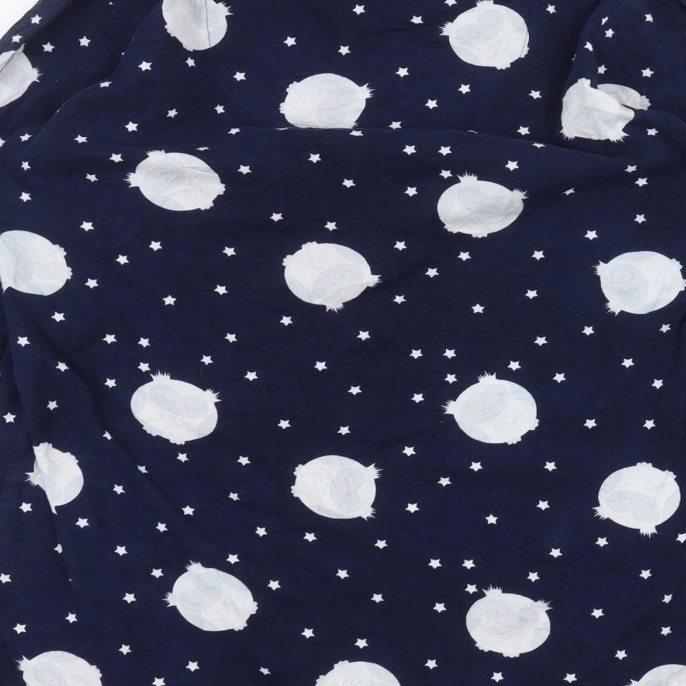Marks and Spencer Womens Blue Basic Button-Up Size 12