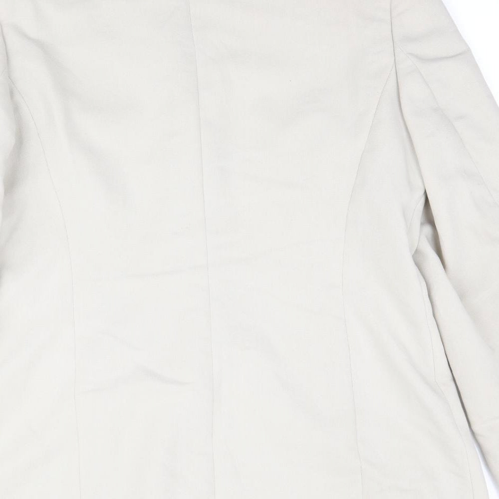 Monix Womens Beige Jacket Blazer Size 14