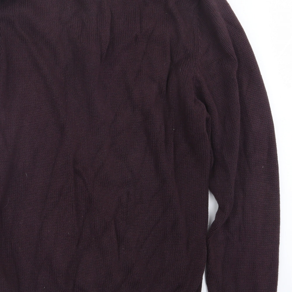Marks and Spencer Mens Purple Knit Pullover Sweatshirt Size M