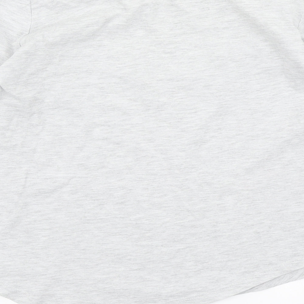 H&M Girls Grey Basic T-Shirt Size 11-12 Years